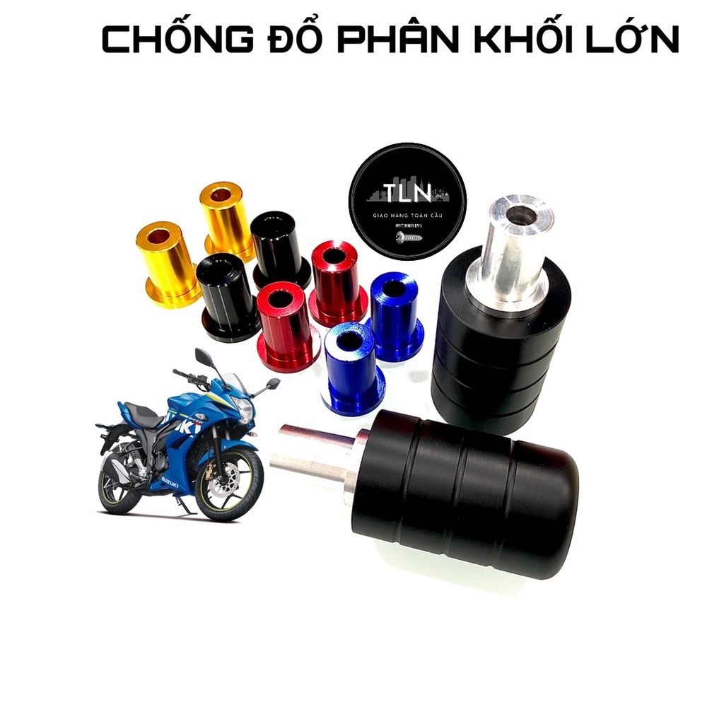 CHỐNG ĐỔ PKL GĂN NHIỀU LOẠI XE (ỐC 10LY, CÓ THỂ THAY 8LY)