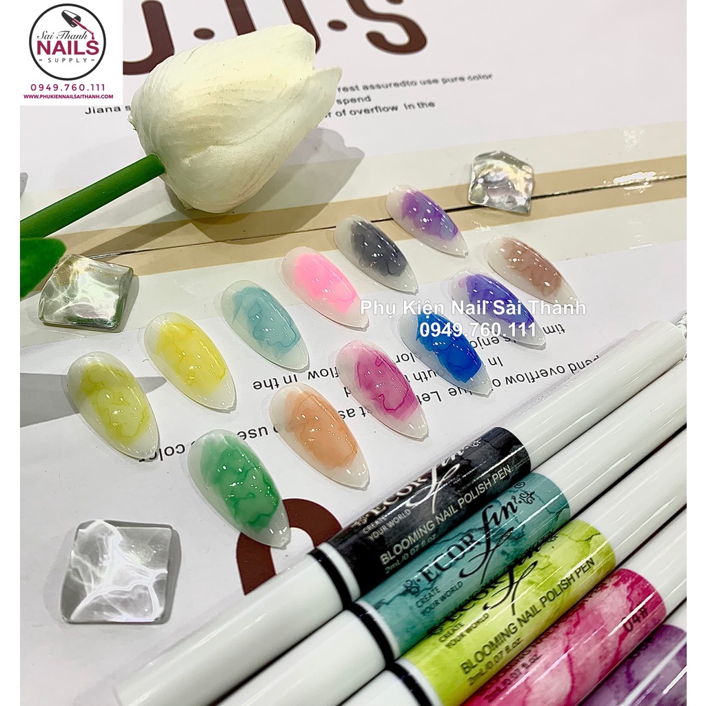 Set cồn loang bút 13 cây-Nail