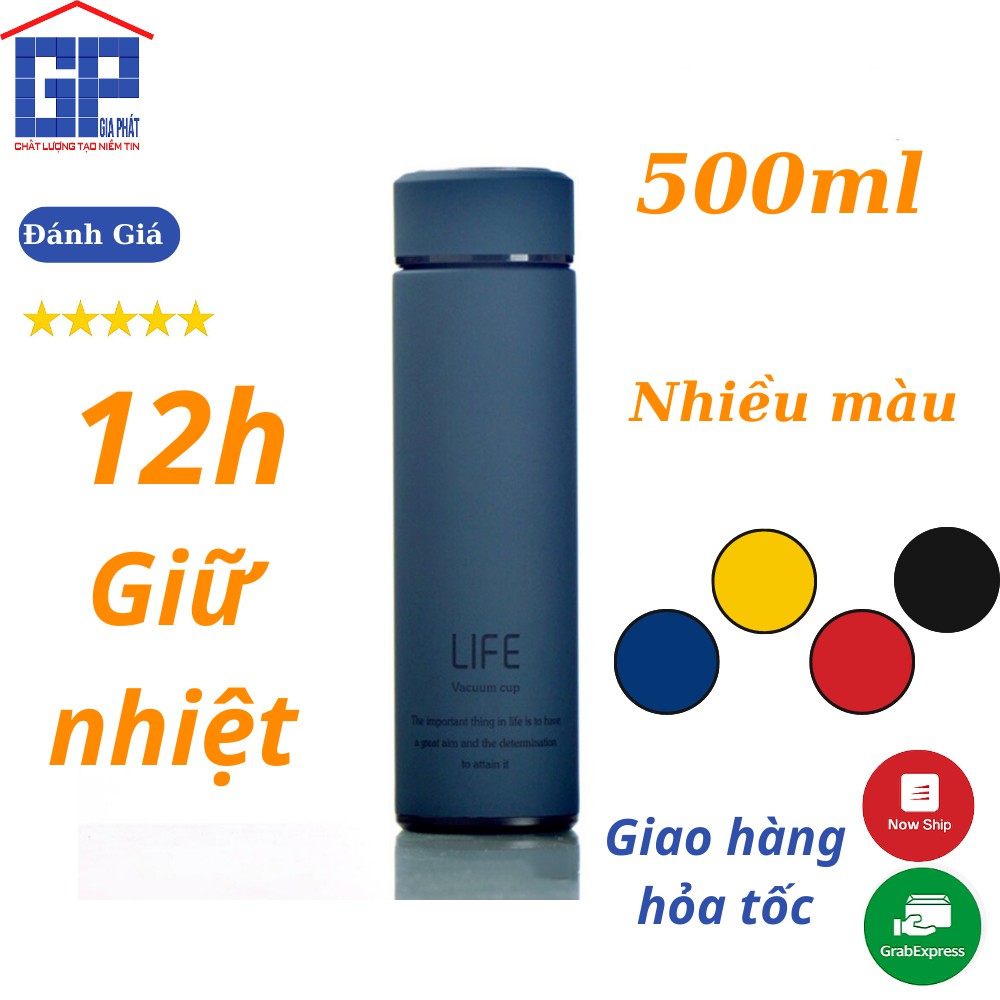 Bình Giữ Nhiệt Vacuum Flask Life 3 Lớp Ruột Inox 304 Cao Cấp