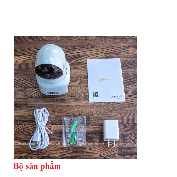 Camera Ebitcam IP E2 wifi,720p,quay 360 độ,thu âm đàm thoại hai chiều,sám sát,an ninh,gia đình - ebitcam E2