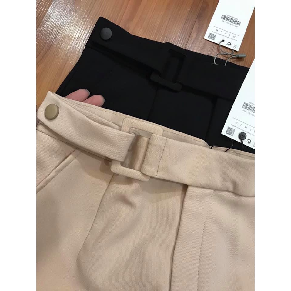 Baggy Công Sở💖𝑭𝑹𝑬𝑬𝑺𝑯𝑰𝑷💖Quần Tây  Cạp Cao Đai Vuông Form Suông Hàng Thiết Kế 2 Màu Không Nhăn Nhàu | BigBuy360 - bigbuy360.vn