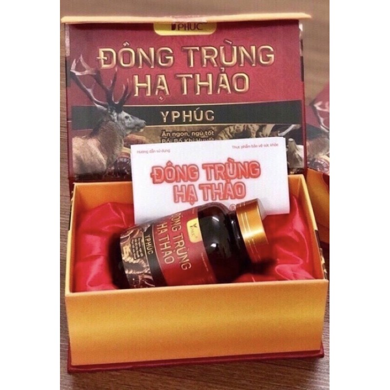 Viên uống  đông trùng hạ thảo  Y PHÚC- Giúp tăng sức đề kháng, ăn ngon ngủ tốt, bồi bổ khí huyết, phục hồi sức khoẻ | BigBuy360 - bigbuy360.vn