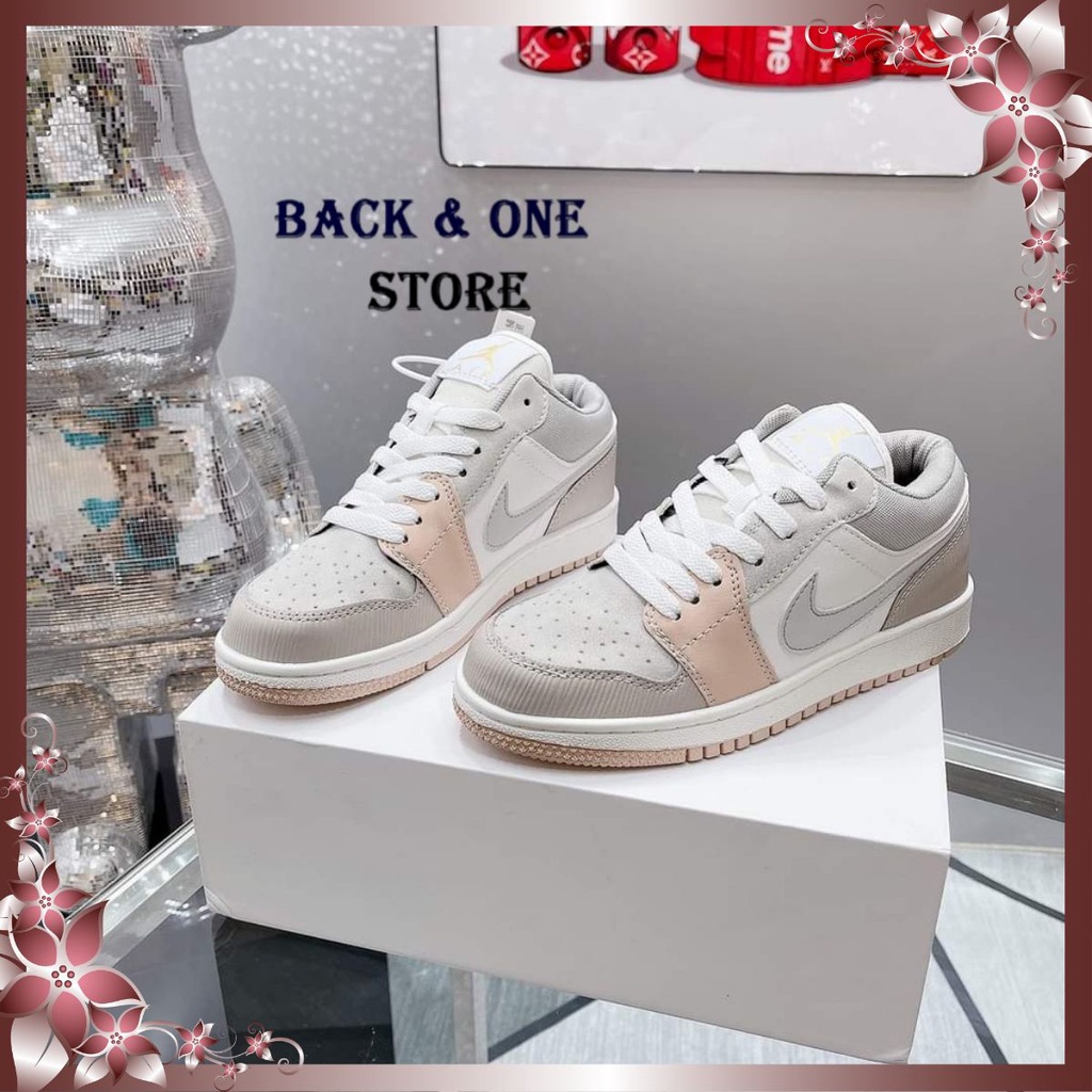 Giày Jordan Cổ Thấp, Giày JD1 Milan Low Hàng Cao Cấp Full Box Bill