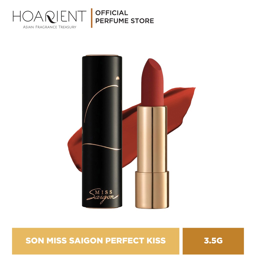 Son Miss Saigon Perfect Kiss - Màu Đỏ gạch 3.5g