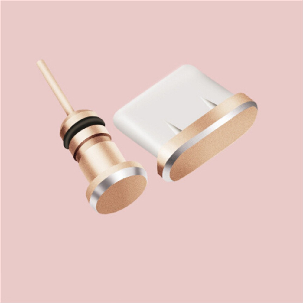 1 Bộ Nút Bịt Chống Bụi Cho Cổng Sạc USB Type C