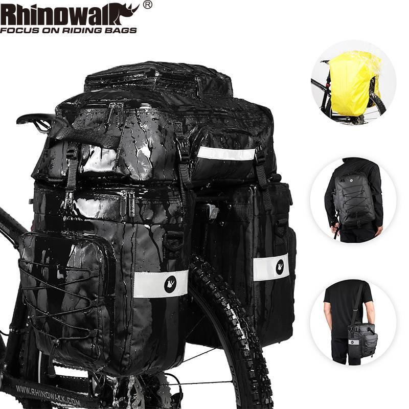 Túi đựng đồ Rhinowalk treo yên sau xe đạp 65L 3 trong 1 tiện lợi đa dụng