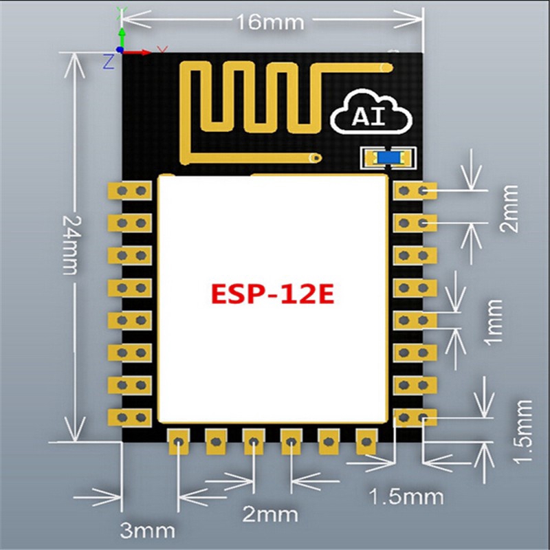 Mô-đun không dây ESP-12E WIFI nối tiếp ESP8266 IOT ESP12E