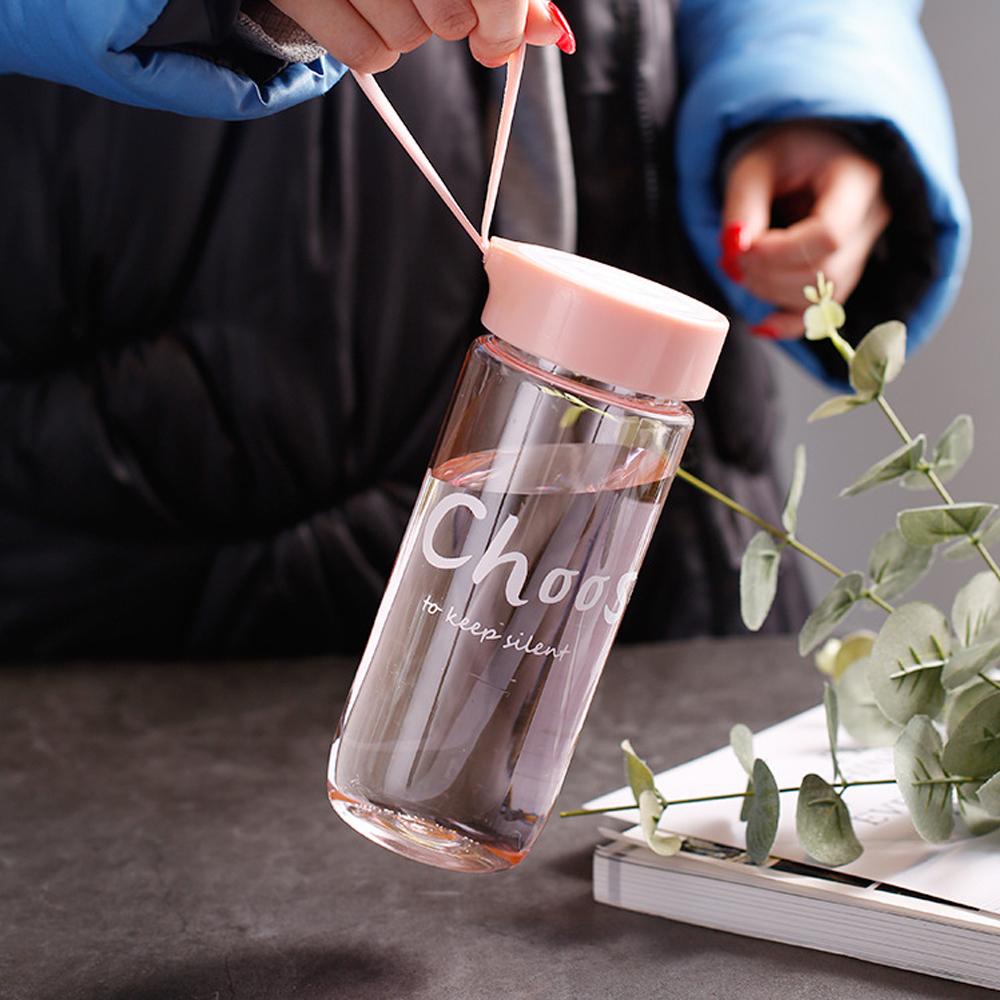 Bình Nước Bằng Nhựa Dung Tích Lớn 600ml Tiện Dụng Cho Nam Và Nữ