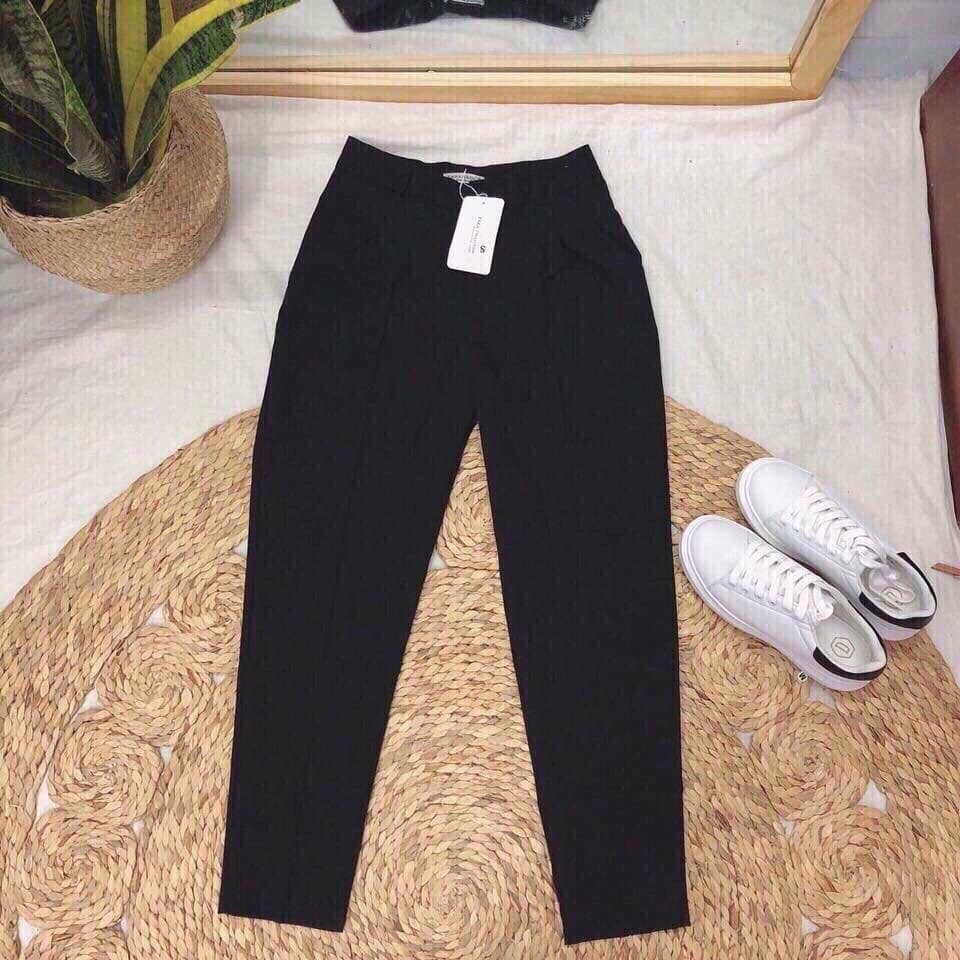Quần tây baggy đen đơn giản | BigBuy360 - bigbuy360.vn