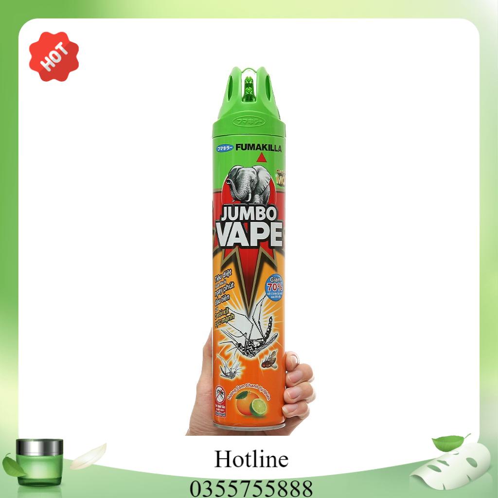 Bình Xịt Muỗi Jumbo Vape FIK Hương Cam Chanh