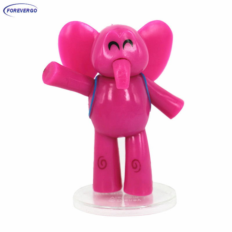 Set 5 Mô Hình Động Vật Hoạt Hình Dễ Thương Trang Trí Bàn Làm Việc