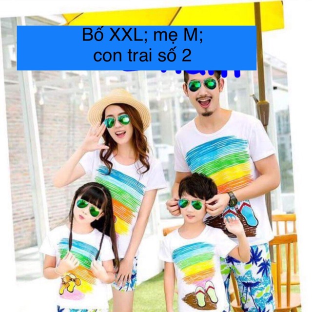Combo 3 bộ gia đình
