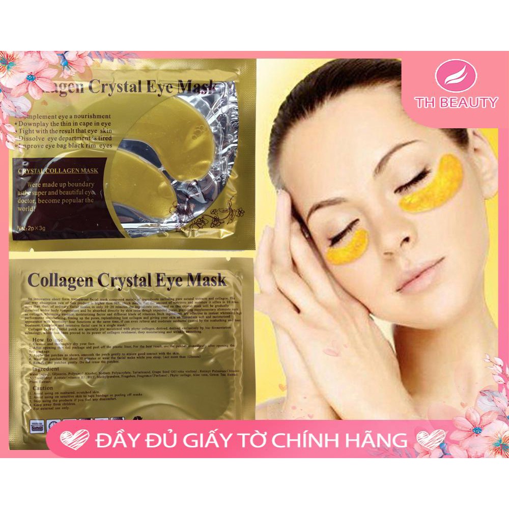 &lt;THẬT 100%&gt; Mặt nạ mắt Gold 24K, không còn thâm, bọng mắt