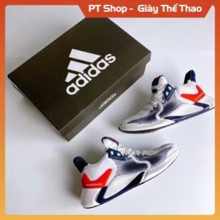 [FreeShip+Giá Hủy Diệt] Giầy Alphabounce xịn sò Full phụ kiện, Giày Sneaker Alphabounce 2020 trắng đỏ , Hót trend