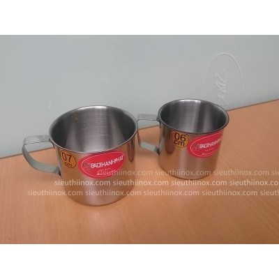 Ca cốc inox 7cm, inox 201, cuốn mép