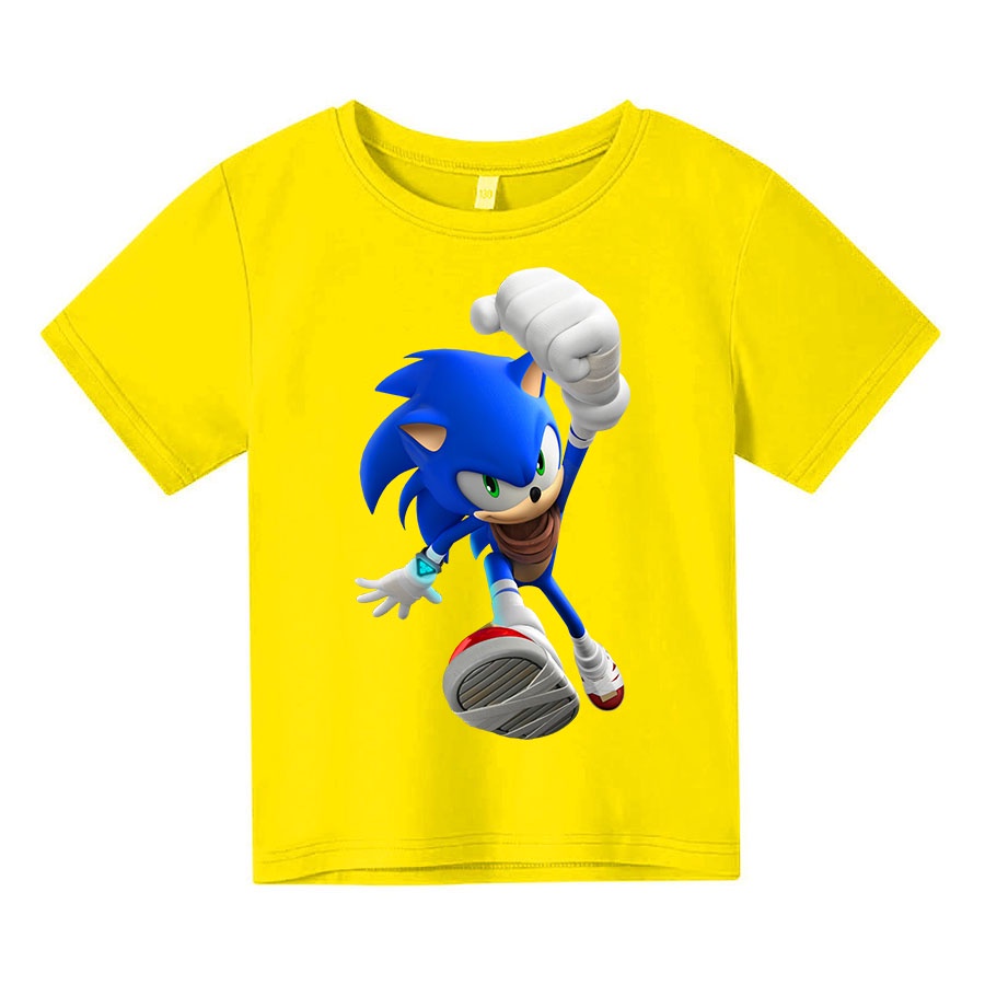 Áo thun cho bé sonic siêu đẹp , 4 màu, có size người lớn, Anam Store