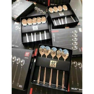 Set 5 thìa inox đóng hộp cao cấp đức zwilling bộ 5 thìa cao cấp
