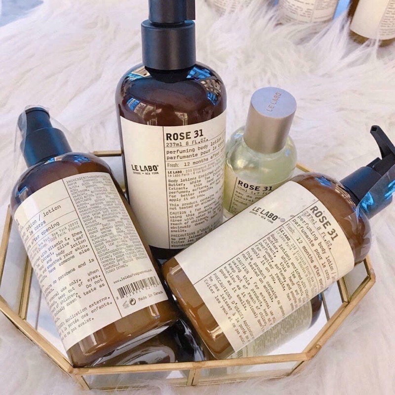 Dưỡng Thể Nước Hoa LE LABO 13/33/22/29/31