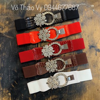 Đai váy bản 6 cm, lưng thun co giãn