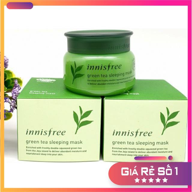 Mặt Nạ Ngủ innisfree green Tea Sleeping Pack 80ml