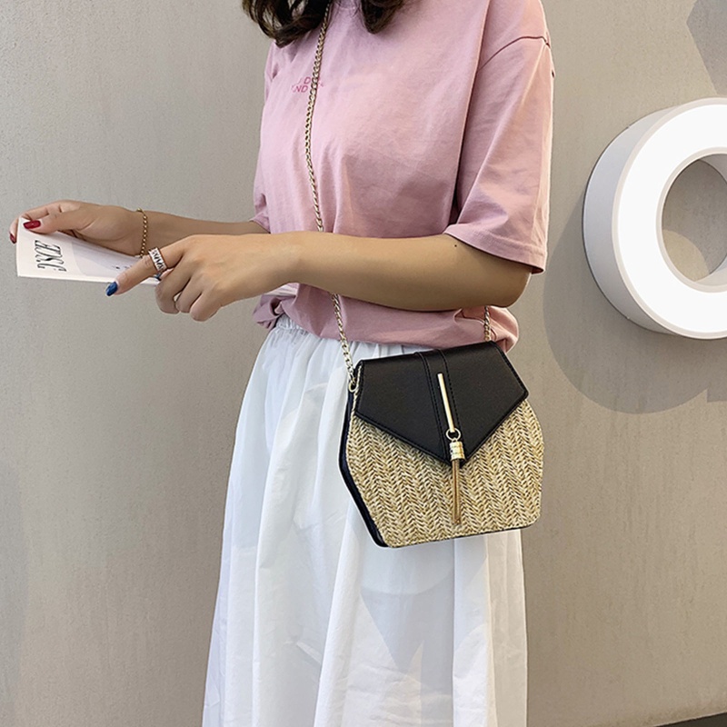 Túi Rơm Đeo Chéo Thời Trang Dành Cho Nữ