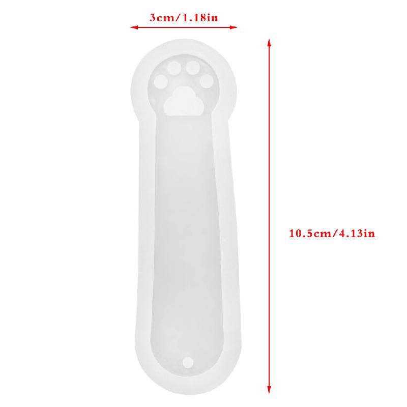 Khuôn làm đánh dấu trang sức hình chân mèo bằng silicon