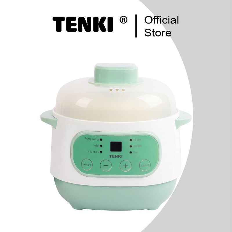 Nồi Nấu Cháo Chậm Cho Bé Ăn Dặm TENKI TI-1588, Nồi Nấu Chậm, Nồi Hầm Cách