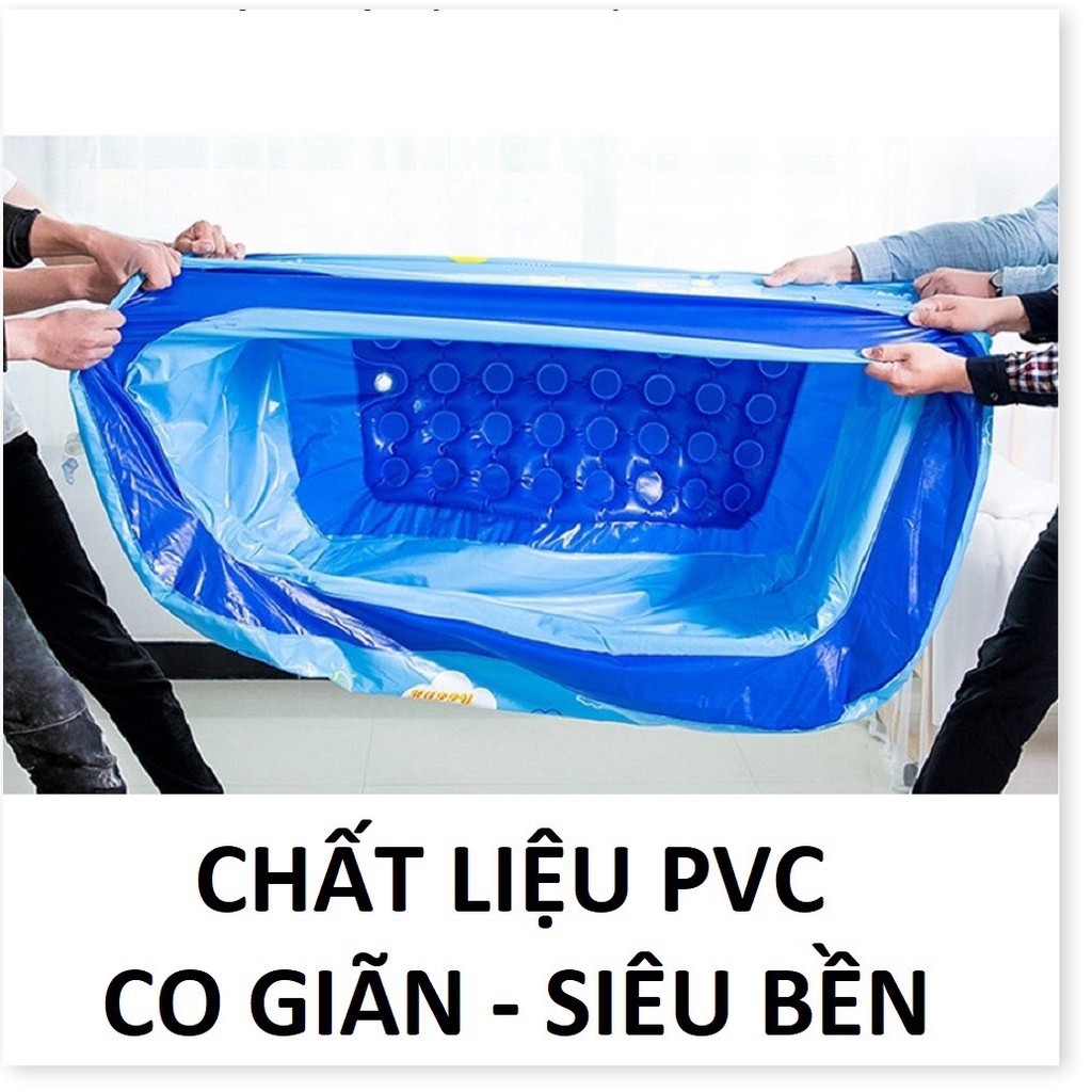 Hồ Bơi Phao Cho Bé❤️đủ kích thước❤️ thành cao 3 tầng, nhựa siêu dày, đáy phồng chống trượt