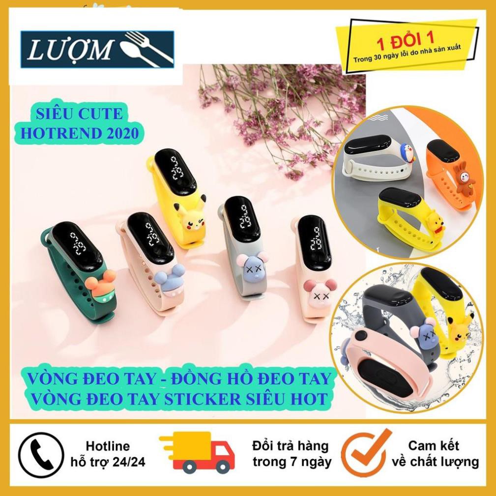 Vòng Đeo Tay, Đồng Hồ Thông Minh Thể Thao Sticker Hình Thú, Được Chọn Mẫu Siêu Hót, Siêu Đẹp, Hàng Độc Quyền Tại Shop