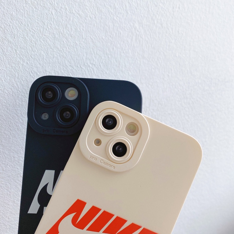 Ốp điện thoại silicone in hình logo Nike thích hợp cho iPhone 13 Pro MAX 12 Pro MAX 11 Pro MAX 7 8 Plus X XS MAX