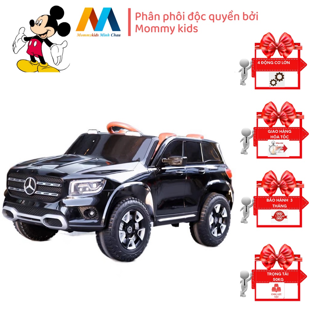 Ô TÔ ĐIỆN TRẺ EM MERCEDES ABM MOMMYKIDS MINH CHÂU MODEL 3388 BÁN TẢI KHỎE KHẮN, THỂ THAO DÀNH CHO TRẺ 1 TUỔI TRỞ LÊN
