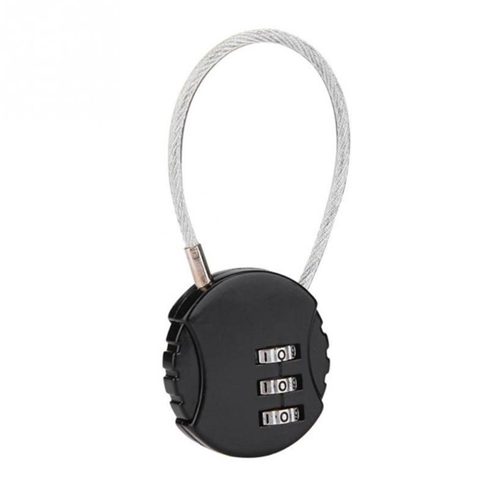 Ổ Khóa Số 3 Chữ Số Bằng Kim Loại Tiện Dụng Cho Người Tập Gym / Leo Núi