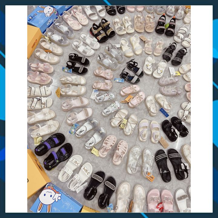 LÔ SANDAL HỌC SINH NỮ HÀNG QUẢNG CHÂU CAO CẤP SIZE TỪ 26-37,HÀNG CTY NGUYÊN HÃNG FULL TÚI HỘP
