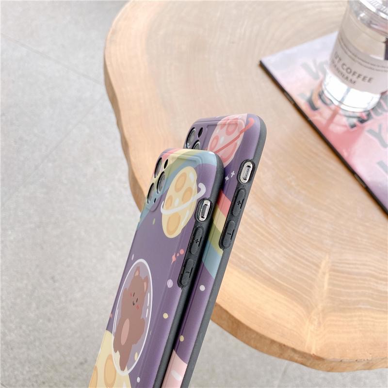 Ốp lưng iphone Gấu - Thỏ Phi Hành Gia IMD 6/6plus/6s/6s plus/6/7plus/8plus/x/xs/xsmax/11/11pro/11 promax DT06- Dino Case