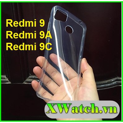 Ốp lưng Silicon Xiaomi Mi 11T pro Redmi 10 K40 pro Redmi 9 Redmi 9A 9C 9T Redmi note 10 / Redmi note 10 pro  trong suốt