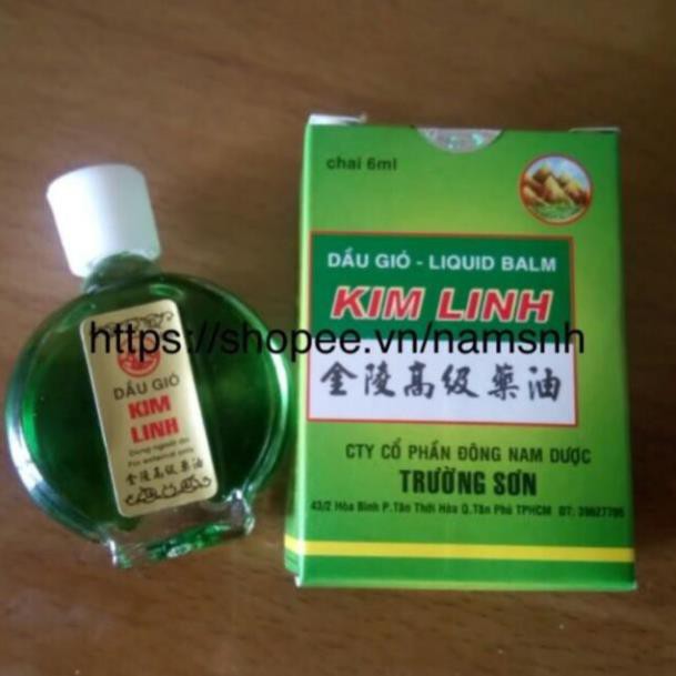 Dầu Gió Kim Linh Lọ 6ml