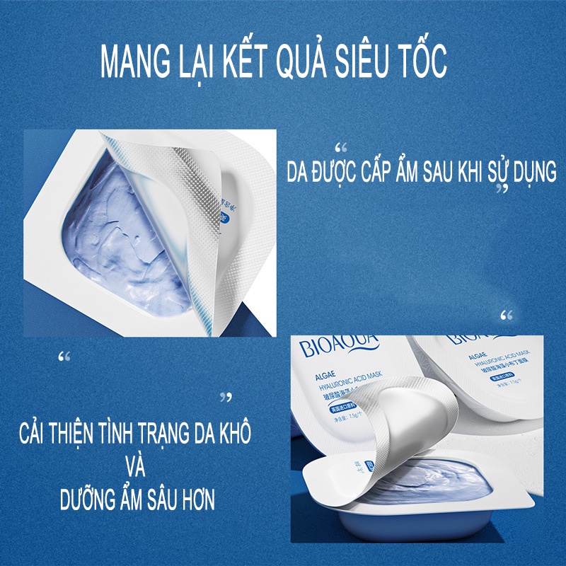 Mặt nạ bùn HA Bioaqua Cấp ẩm, căng mọng, dành cho da dầu, da khô MOCCO Nội địa trung