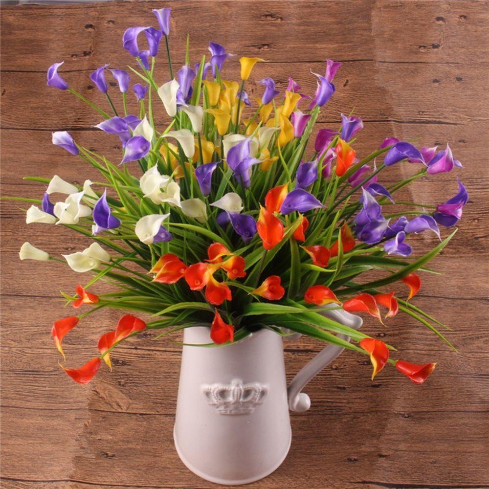 Hoa Calla Giả Trang Trí Bể Cá