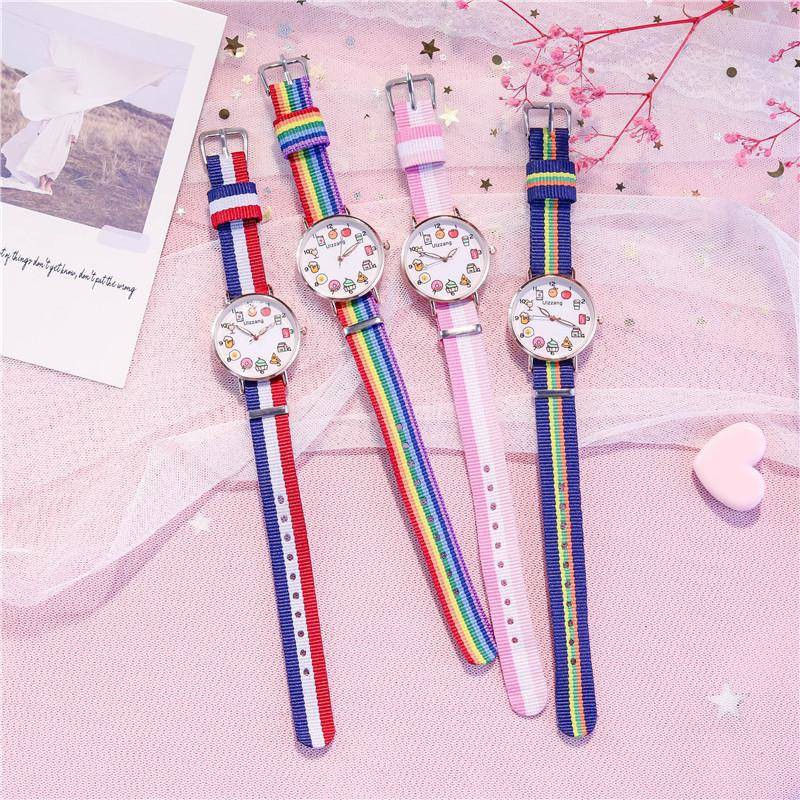 hồ đồng Đồng hồ sinh viên nhỏ tươi nữ Nữ đầu tiên trường trung học INTS đại học Phong cách Hàn Quốc của vải chống th | BigBuy360 - bigbuy360.vn