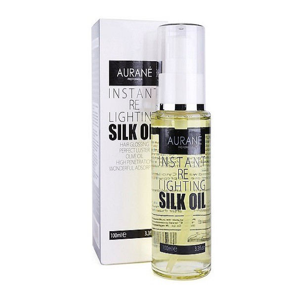 _TINH DẦU BÓNG TÓC OLIVE INSTANT RE LIGHTING SILK OIL AURANE 100ML