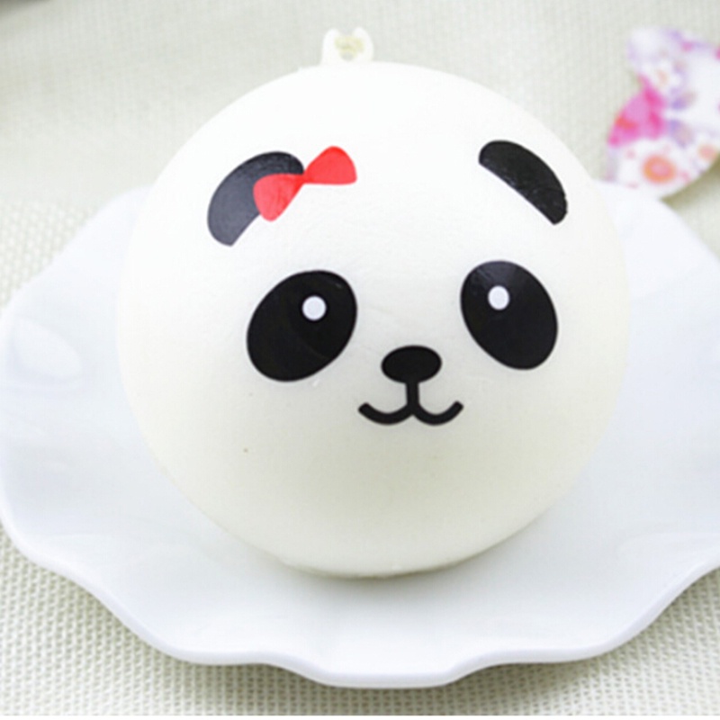1 Móc Khóa Hình Gấu Trúc / Gấu Trúc Dễ Thương Kích Thước 1x
