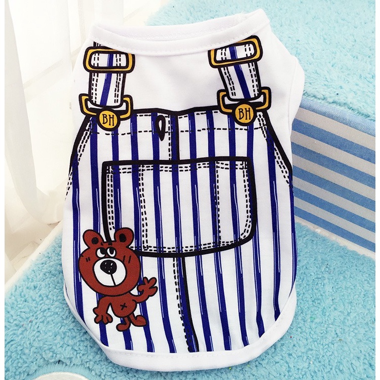 Áo Yếm Thoáng Khí In Họa Tiết Hoạt Hình Dành Cho Thú Cưng