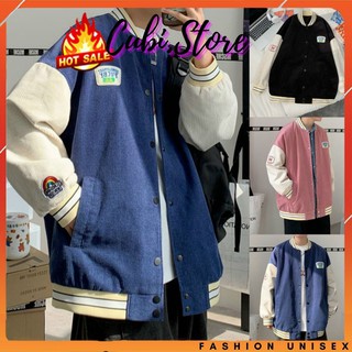 Áo Khoác Kaki Nam Nữ Unisex - Áo Jacket  Bomber PUCBY Vải Nhung 3 Màu Siêu Hot - CUBI.STORE