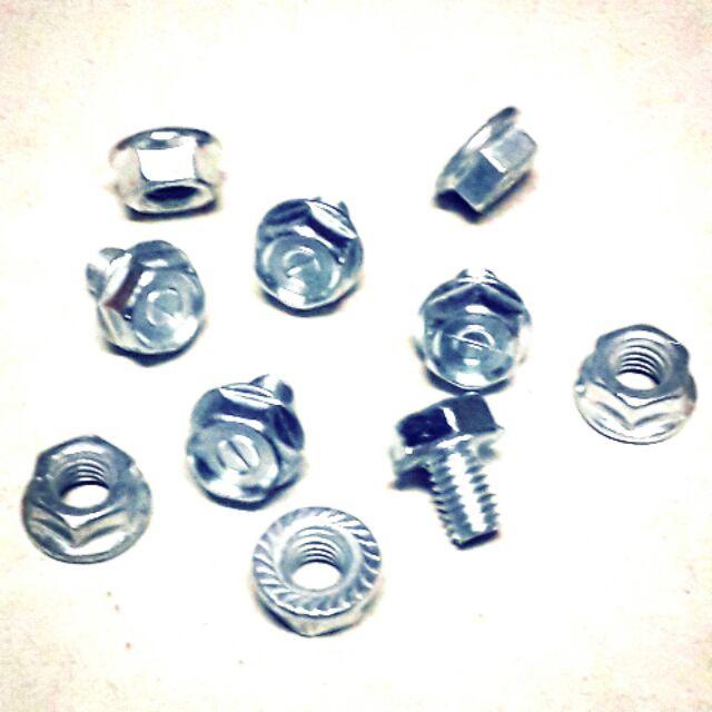 Bulon bông xi 6lyx1F+tán x10 bộ