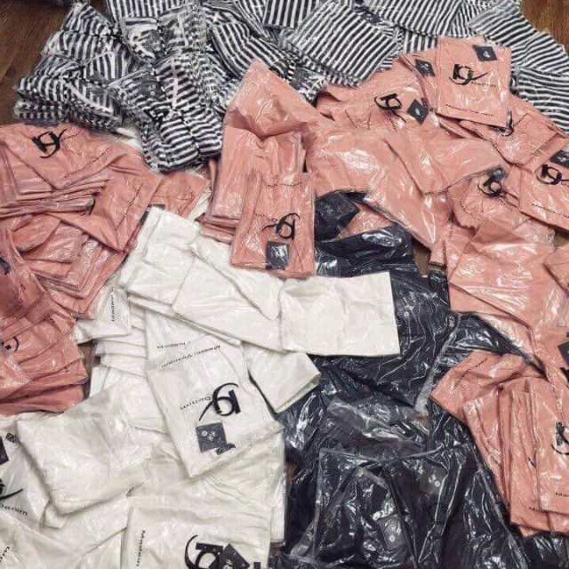 Áo phông nữ trơn cổ tim chất cotton 100% bao đẹp | BigBuy360 - bigbuy360.vn