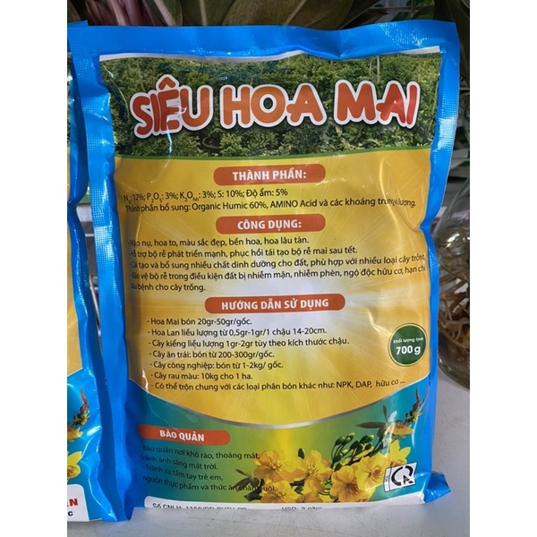 Phân bón chuyên cho cây mai bịch 700g