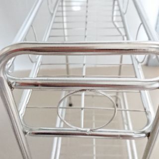 Kệ inox eo 2 tầng