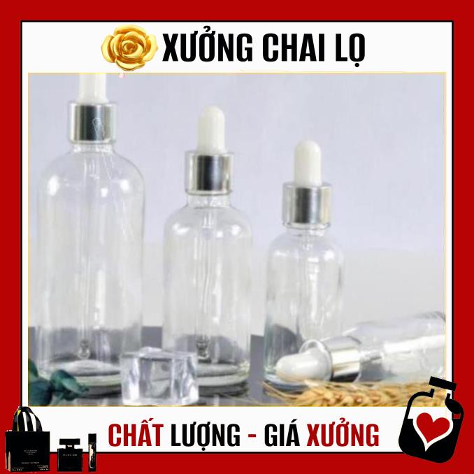 Lọ Chiết Serum ❤ TOP GIÁ RẺ ❤ Lọ đựng tinh dầu 5ml,10ml Dày bóp giọt chiết serum ,Xưởng Chai Lọ