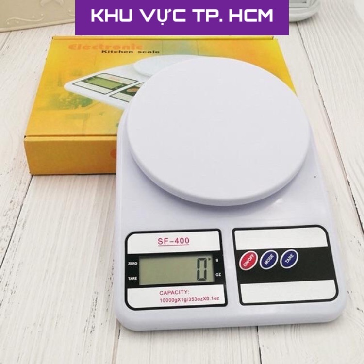 Cân Điện Tử Nhà Bếp SF400- 7kg - Cân Điện Tử Chính Xác Tiện Lợi, Nhỏ Gọn