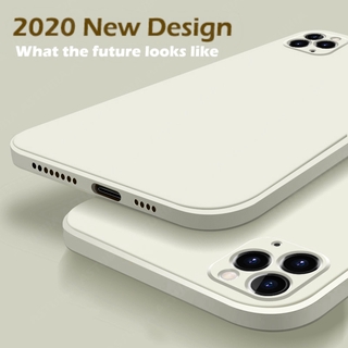Ốp Điện Thoại Silicon Dẻo Vuông Mới Cho IPhone 6s Plus 6 7 8 Plus SE 2020 X XR XS Max IPhone 11 Pro Max